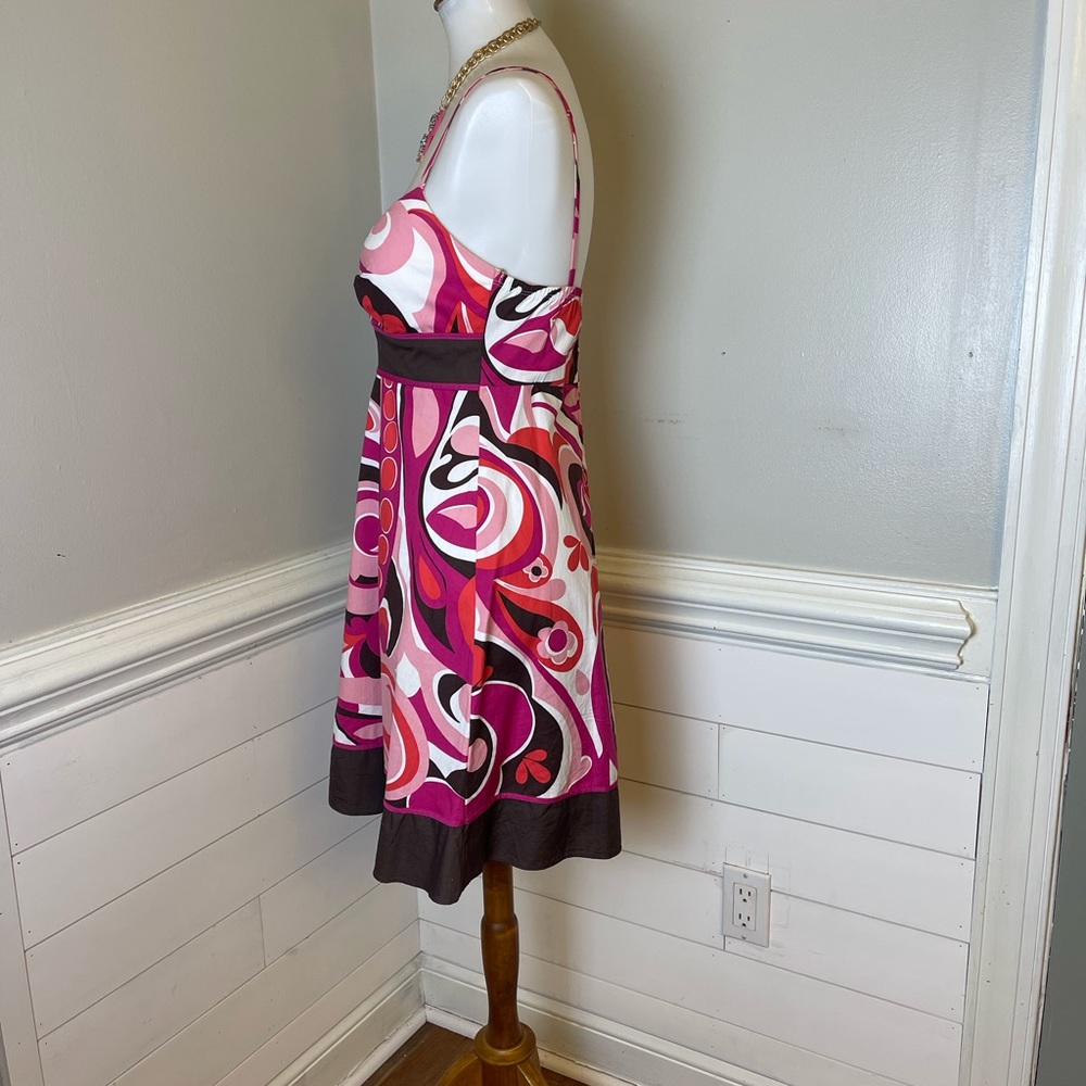City Triangles Retro Print Dress 7 jr. FREE SHIP - Picture 3 of 5